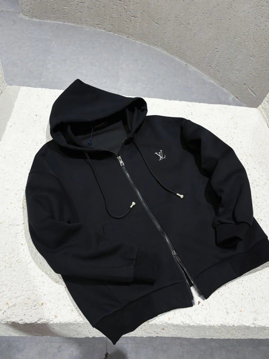 Hand-Sewn Metal Letter Jacket On Chest