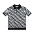 All-Over Jacquard Polo Shirt