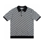 All-Over Jacquard Polo Shirt