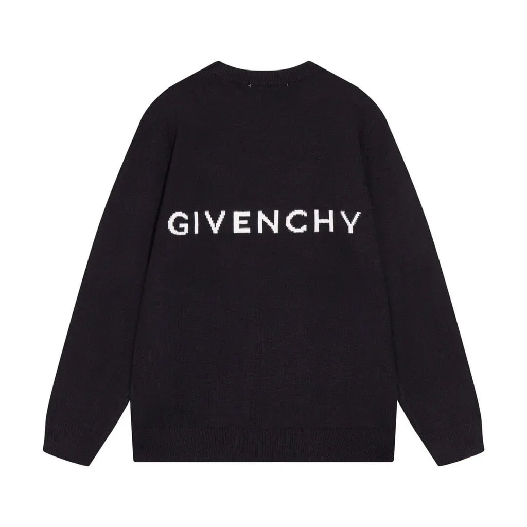 Minimal Square Logo Knit Sweater