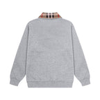 Classic Striped Collar Sweatshirt