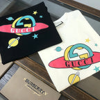Cartoon Saturn Print T Shirt