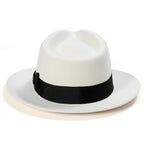 Classic Wide‑Brim Fedora Hat