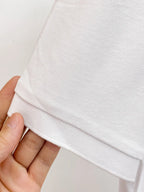 Letter Embroidered Polo Shirt