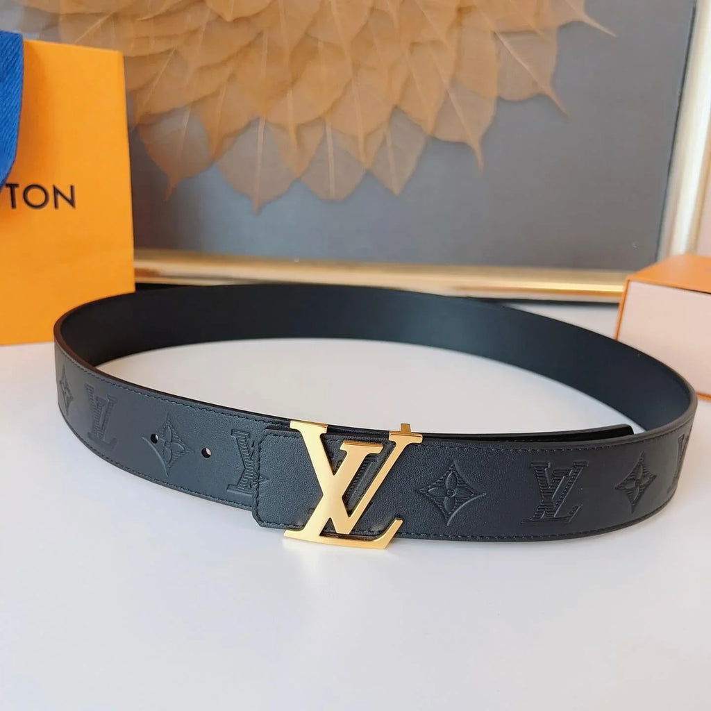Classic Embossed Print Belt