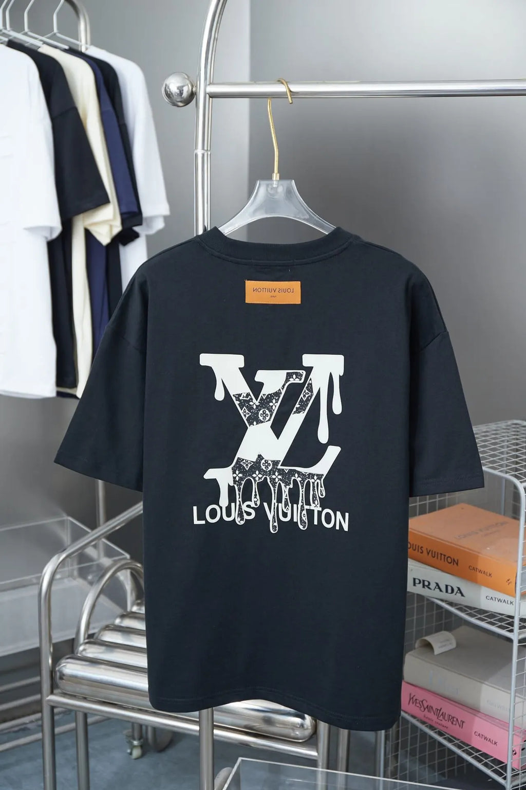 Back Melt Logo Print Short Sleeve T‑Shirt