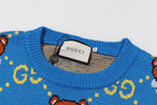 Bear Cartoon Jacquard Sweater