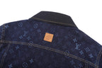 All-Over Print Denim Workwear Jacket