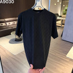 Plaid Design T‑Shirt