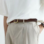 Classic Solid Leather Belt