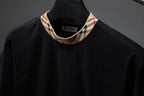 New Arrival Plaid Collar T-Shirt