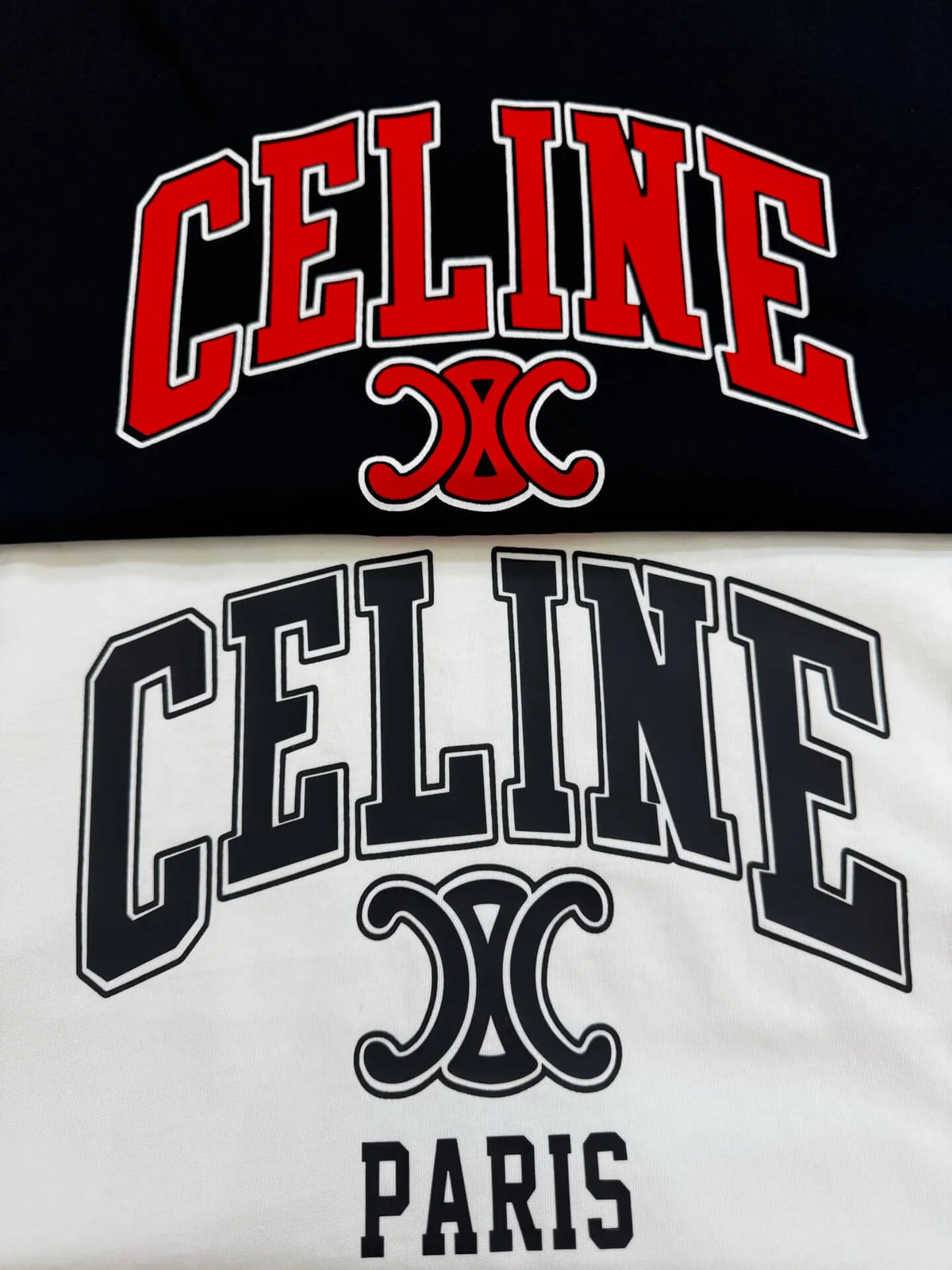 Vintage Letter Triomphe Print T‑Shirt