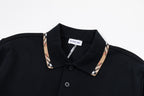 New Striped Collar Sweatshirt