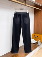 Patchwork Embossed Monogram Pants