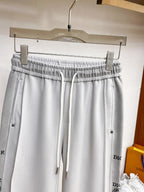 Side Repeating   Print Loose‑Fit Pants