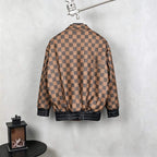 Runway‑Style Plaid Jacket