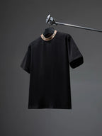 New Arrival Plaid Collar T-Shirt