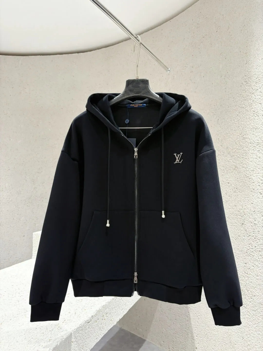 Hand-Sewn Metal Letter Jacket On Chest