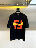 Classic Double F Print  T-shirt
