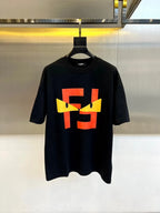 Classic Double F Print  T-shirt