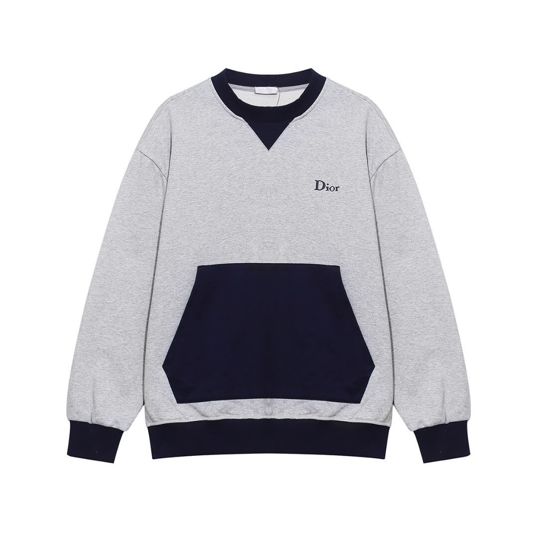 V-Neck Design Sweatshirt