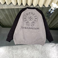 Sanskrit Cross Embroidered Sweatshirt