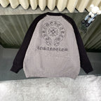 Sanskrit Cross Embroidered Sweatshirt