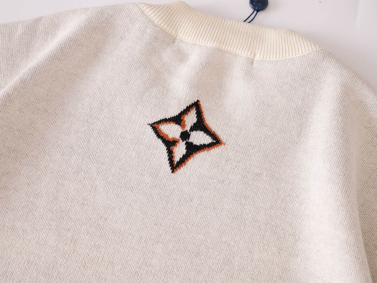 Jacquard Knit T-Shirt
