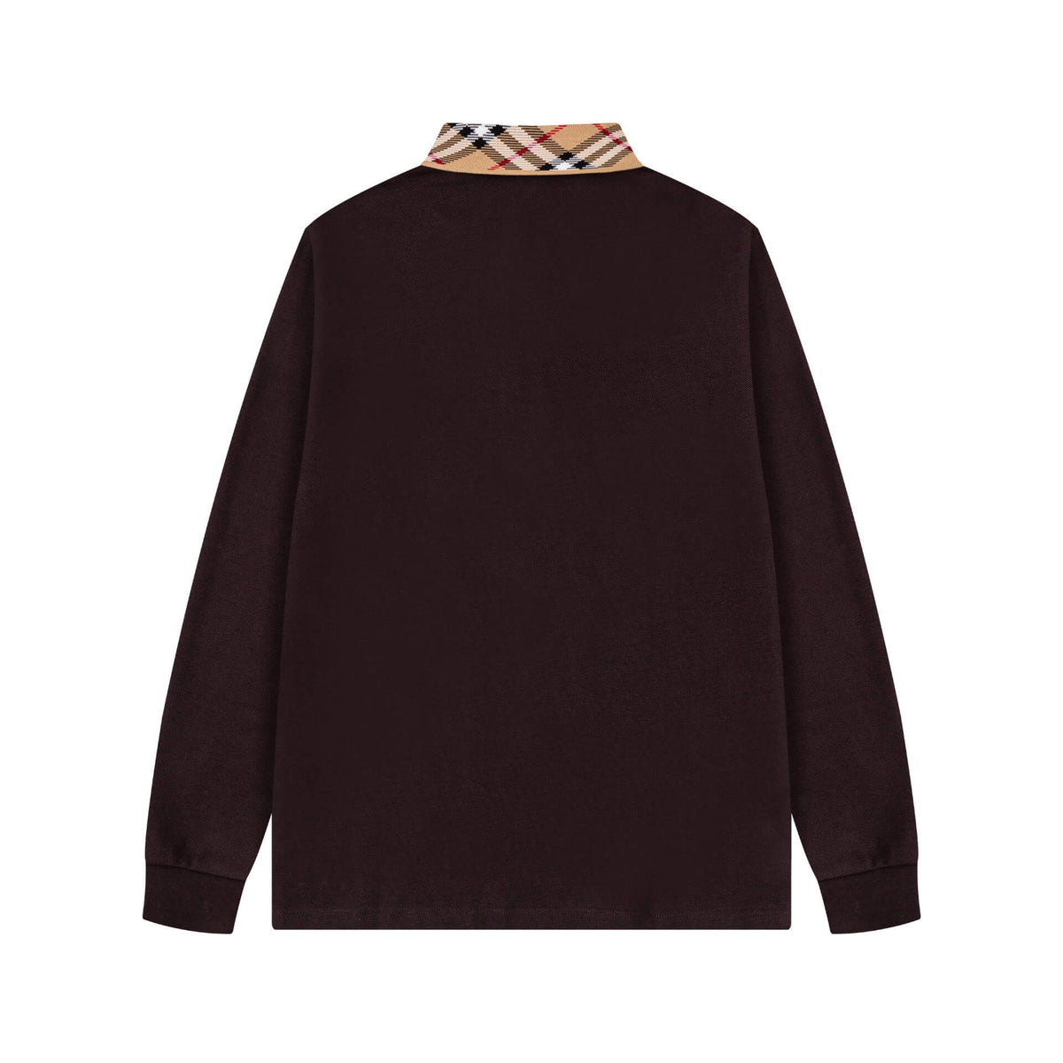 Striped Collar Sweatshirt