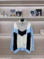 Stand Collar Sweater Jacket