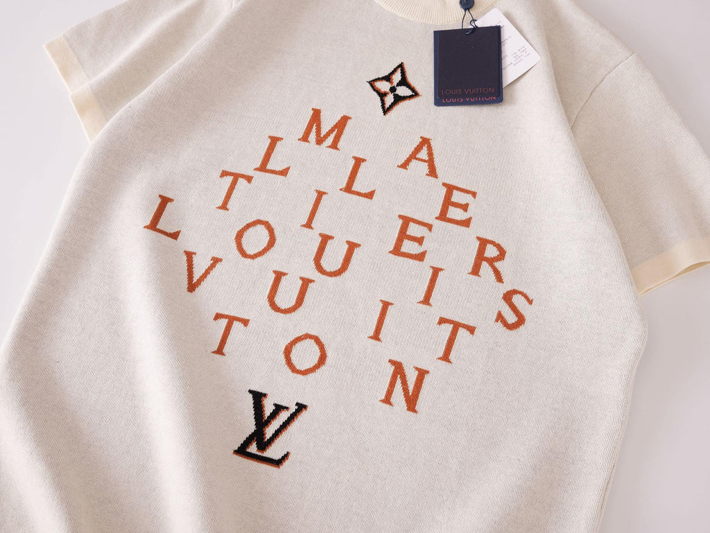 Jacquard Knit T-Shirt