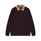 Striped Collar Sweatshirt