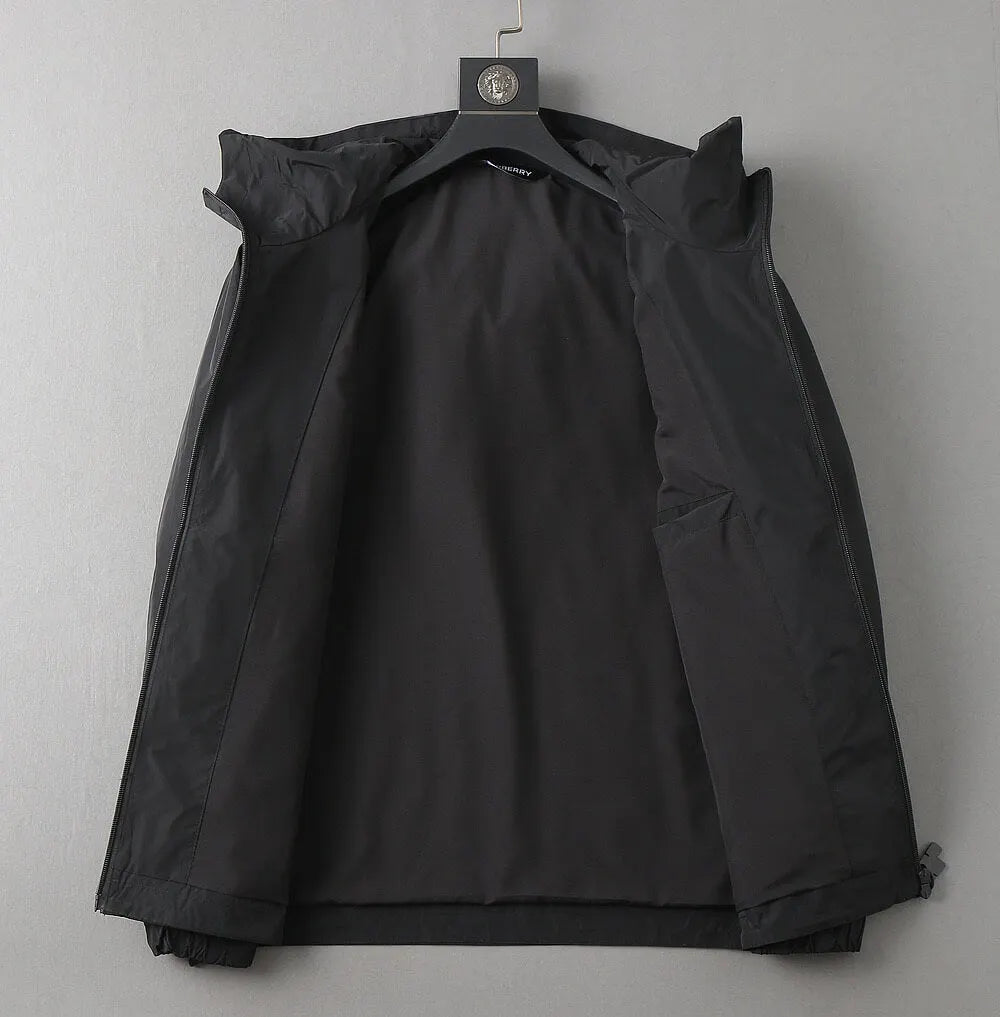 Circular Badge Hooded Jacket