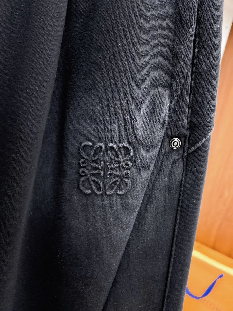 Dual‑Embossed   Relaxed Fit Pants