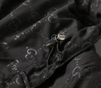 Dark Pattern Casual Hooded Jacket
