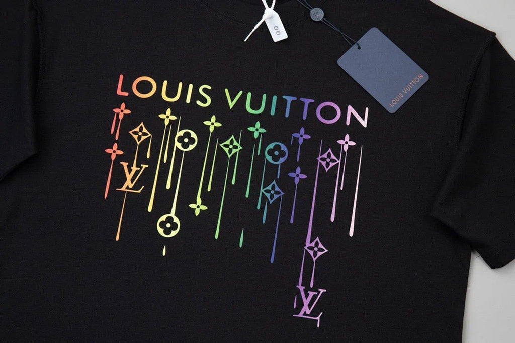 Colored Tassels Print T Shirt