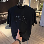 Classic Letter Embroidered T‑Shirt