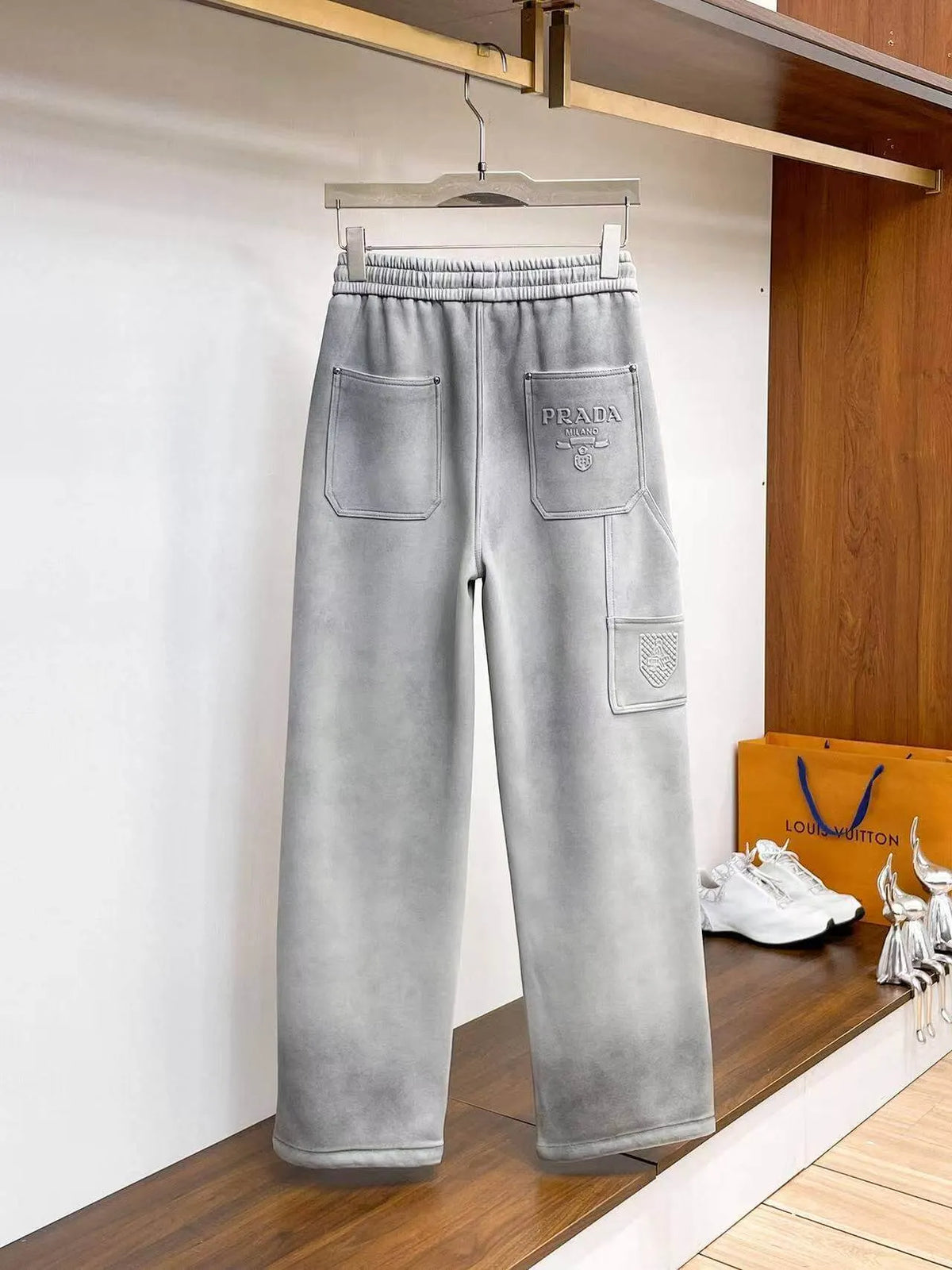 Side Cargo Pocket Embossed   Pants