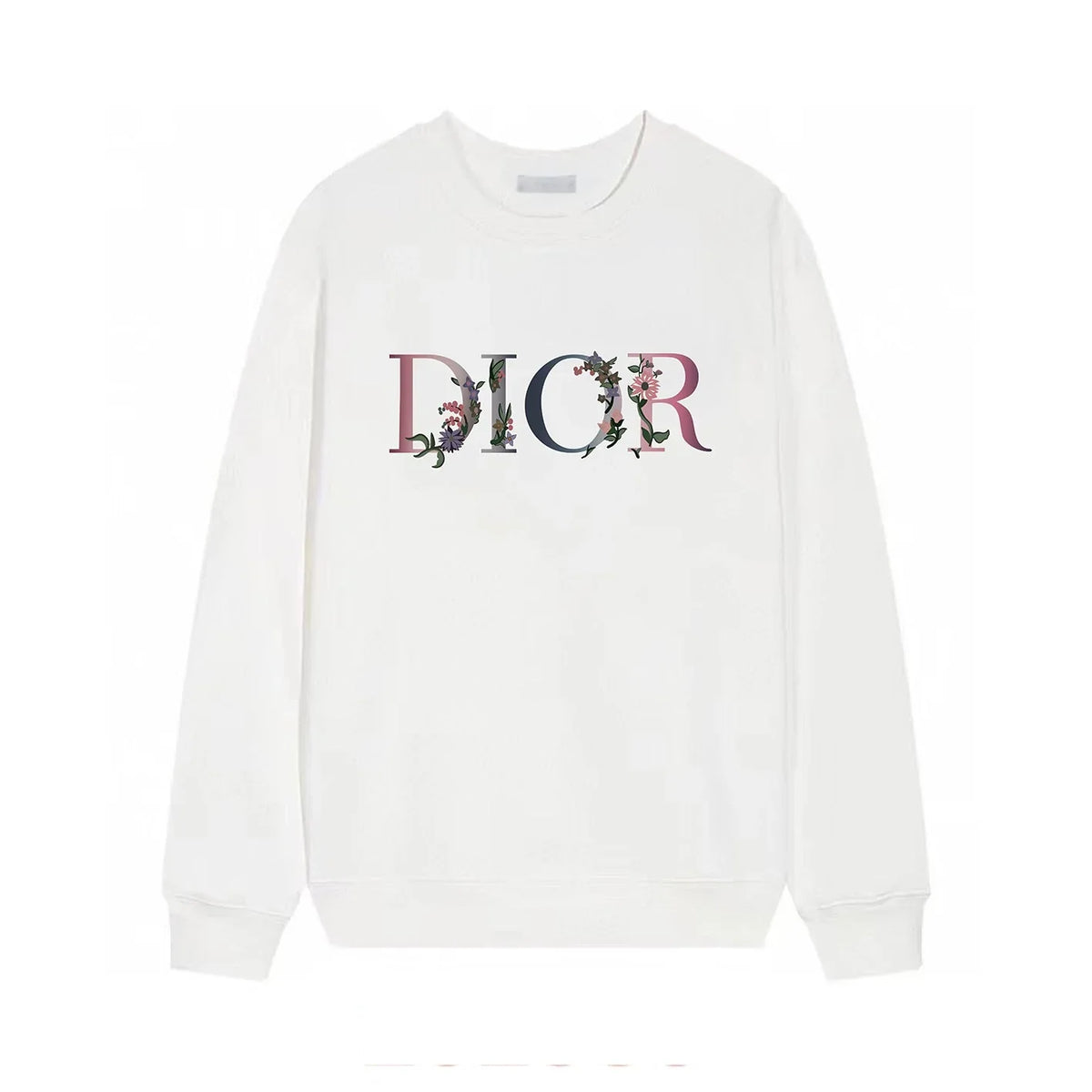 Flower Print Sweatshirt