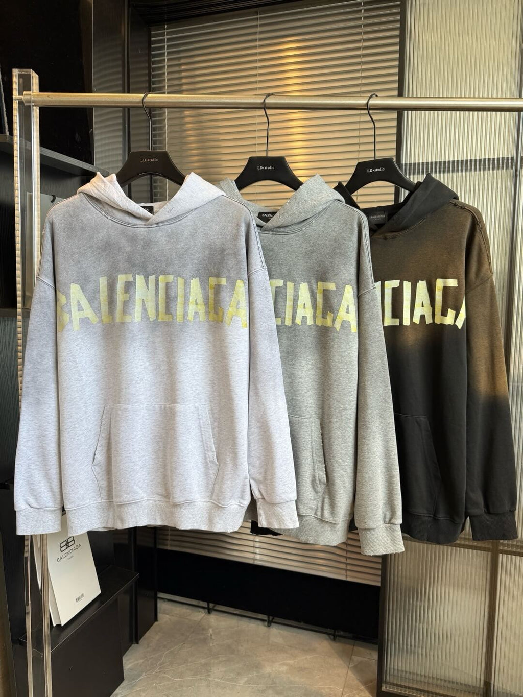Yellow Tape Hoodie