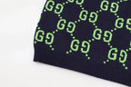 Lime Jacquard Knit Sweater