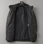 Dark Pattern Casual Hooded Jacket