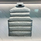 Subtle Vintage‑Pattern Vest Down Jacket