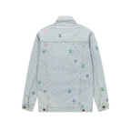 Colorful Embroidered Denim Jacket