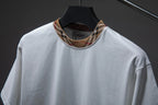 New Arrival Plaid Collar T-Shirt