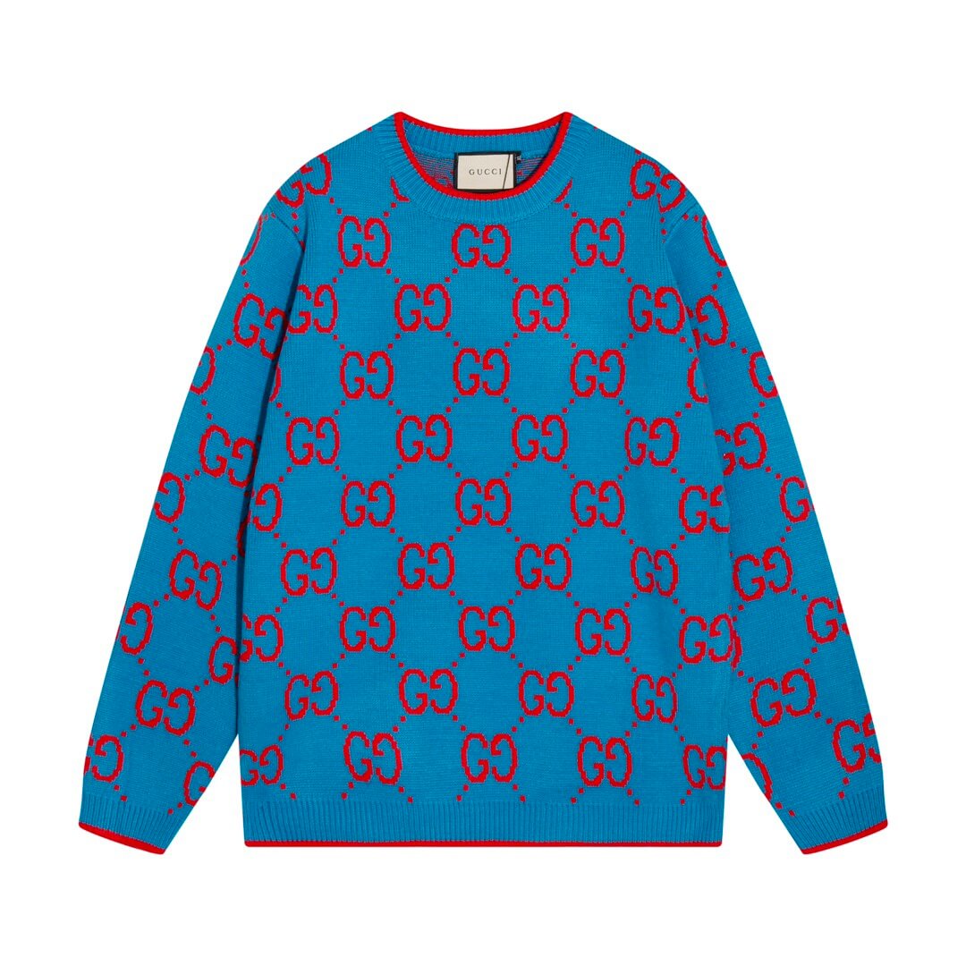 All‑Over Monogram Sweater