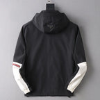 Contrast Pocket Hooded Jacket