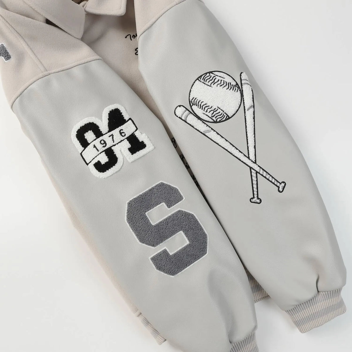 Towel Embroidered Varsity Jacket