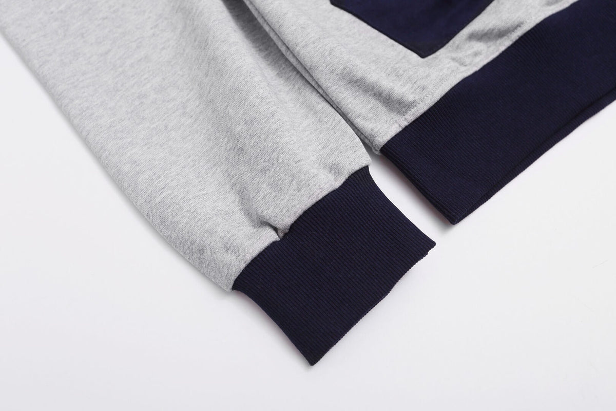V-Neck Design Sweatshirt