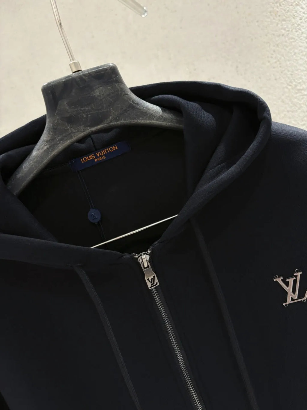 Hand-Sewn Metal Letter Jacket On Chest
